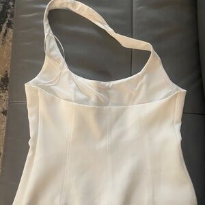 ZARA white/cream halter top